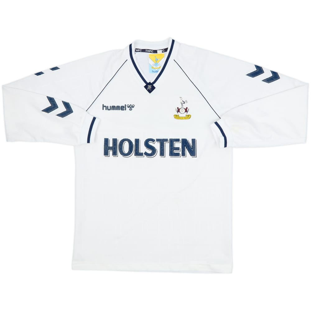 1989-91 Tottenham Home L/S Shirt - 6/10 - (XL)