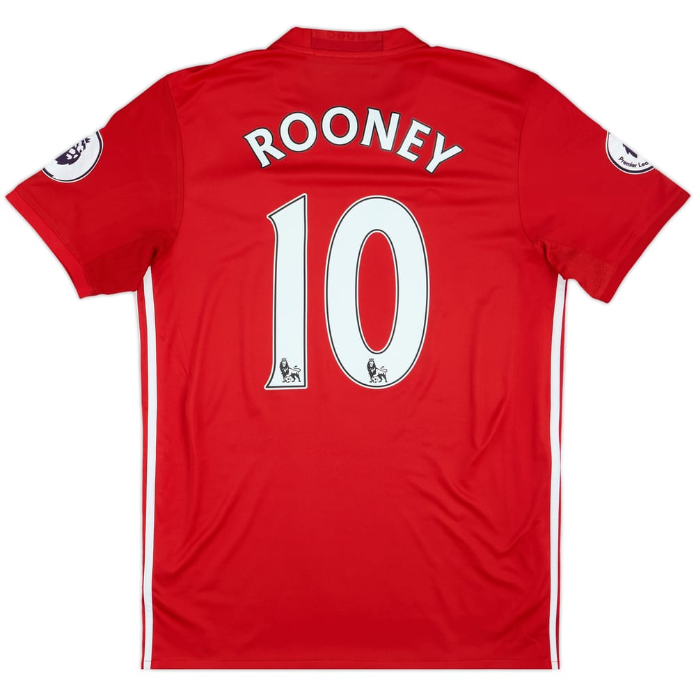 2016-17 Manchester United Home Shirt Rooney #10 - 9/10 - (M)