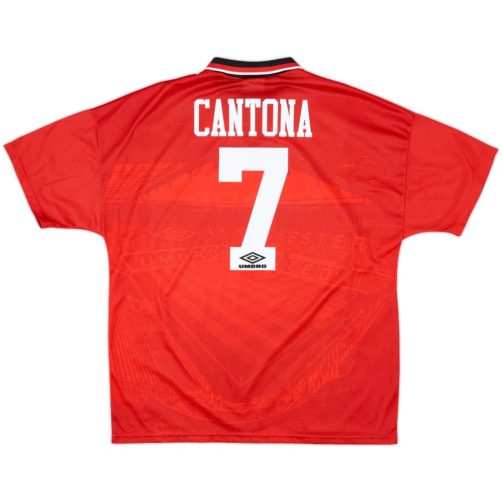 1994-96 Manchester United Home Shirt Cantona #7 - 10/10 - (XL)