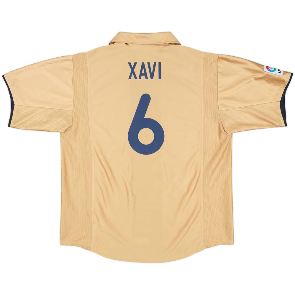 2001-03 Barcelona Away Shirt Xavi #6 - 6/10 - (XL)