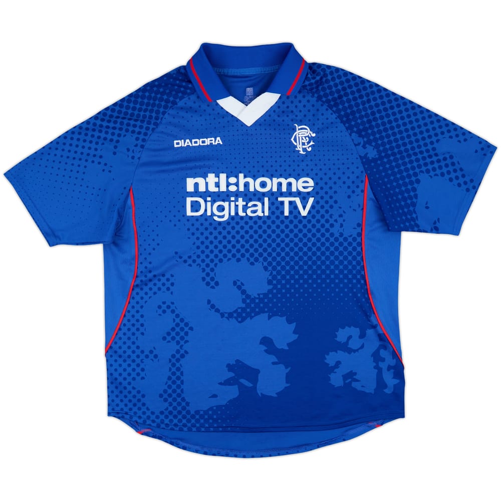 2002-03 Rangers Home Shirt - 8/10 - (L)