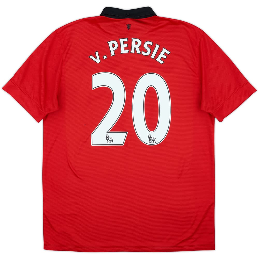 2013-14 Manchester United Home Shirt v.Persie #20 - 8/10 - (L)