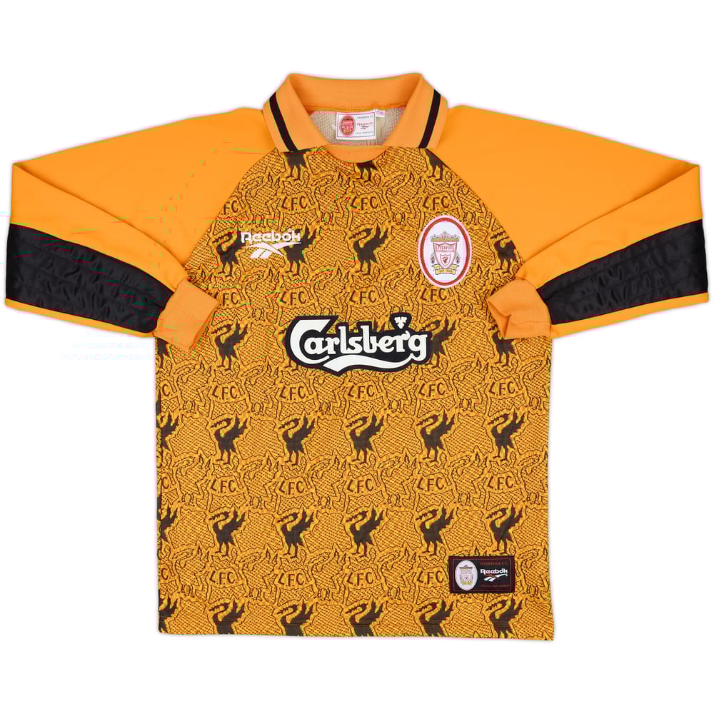 1996-97 Liverpool GK Shirt - 9/10 - (Y)