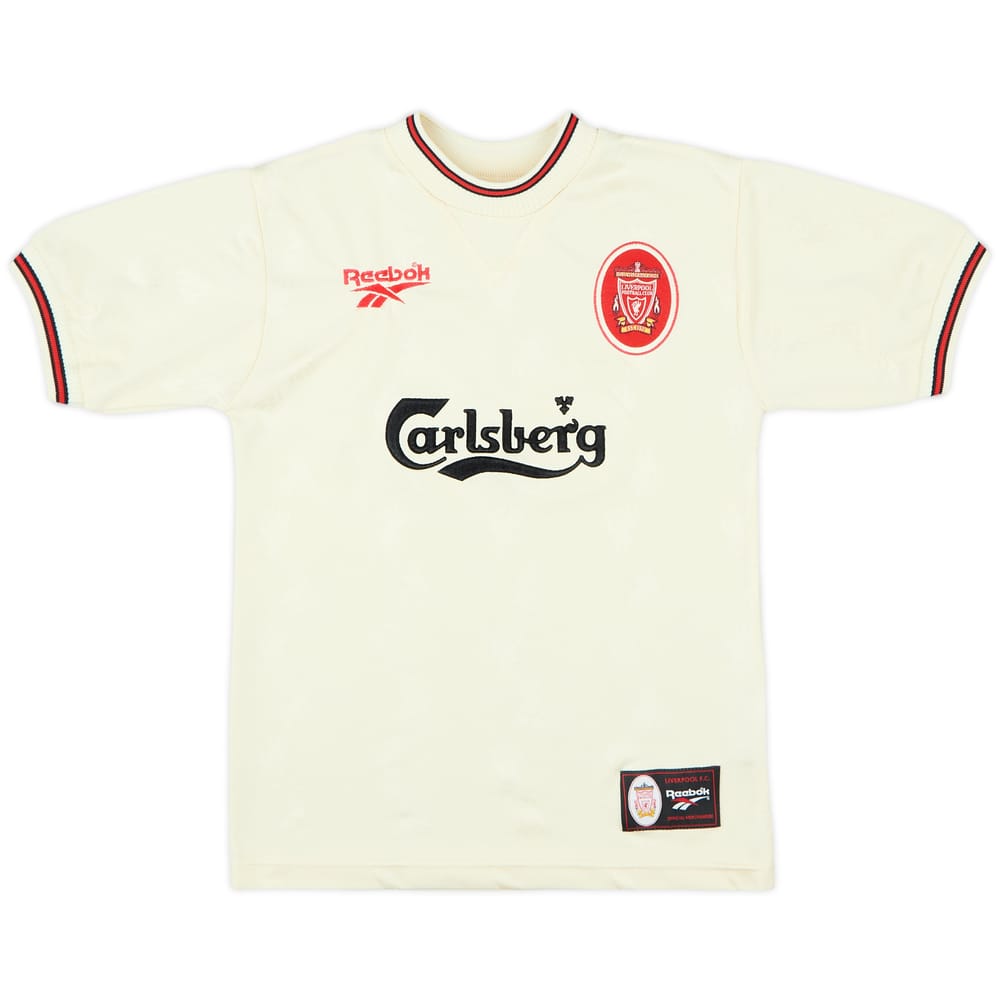 1996-97 Liverpool Away Shirt - 8/10 - (L.Boys)