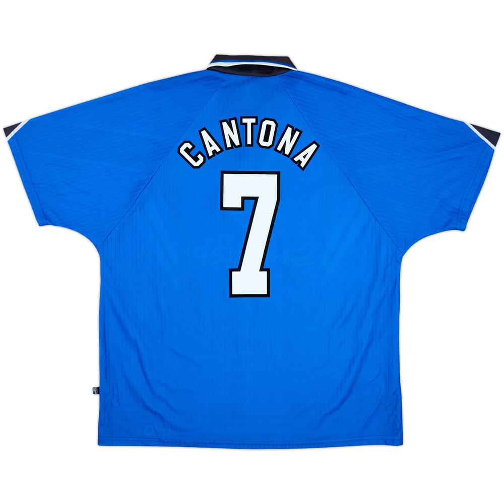1996-98 Manchester United Third Shirt Cantona #7 - 9/10 - (XXL)