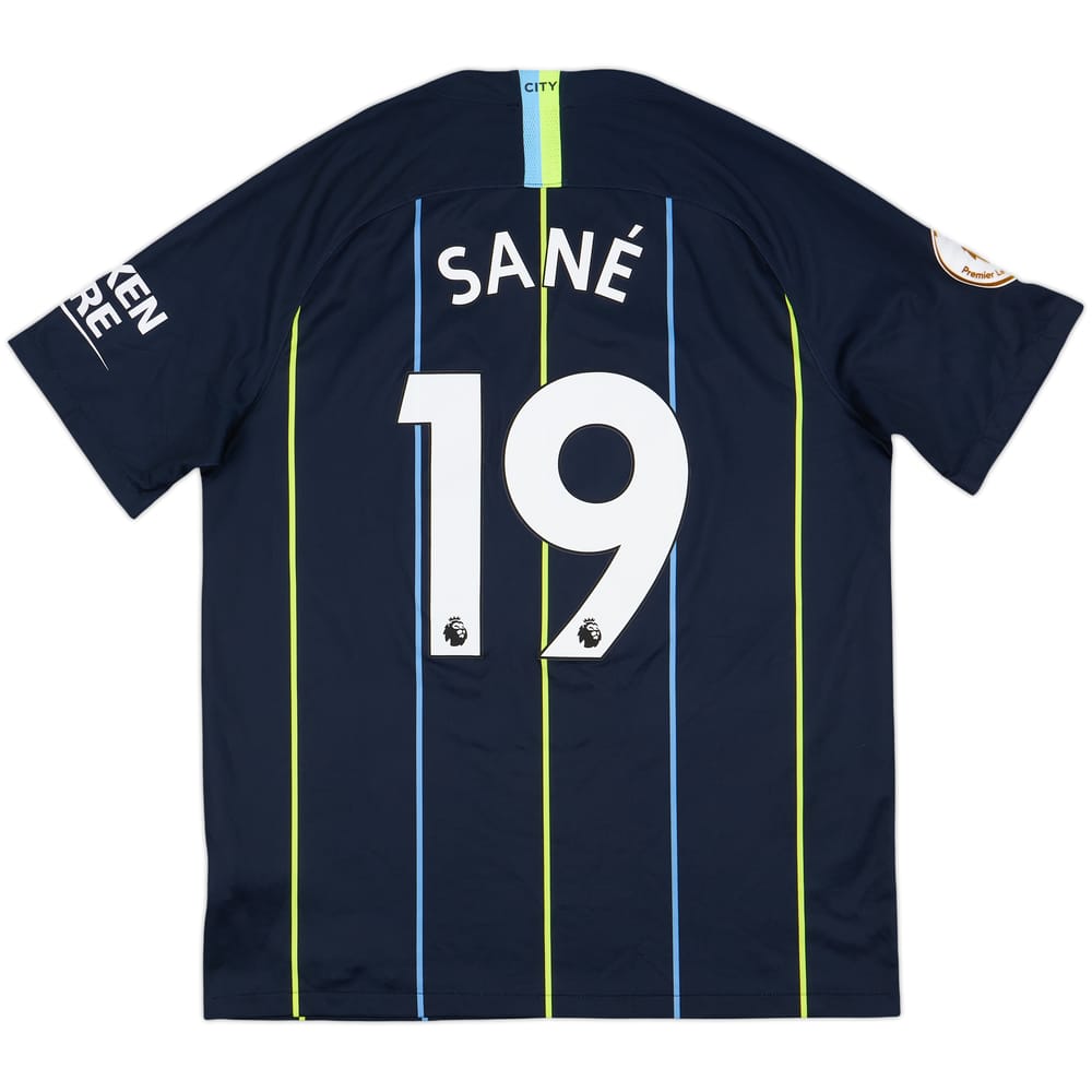 2018-19 Manchester City Away Shirt Sane #19 - 10/10 - (L)