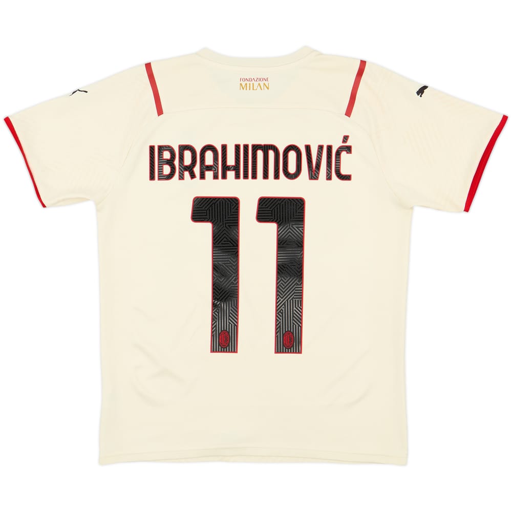 2021-22 AC Milan Away Shirt Ibrahimovic #11 - 7/10 - (M)