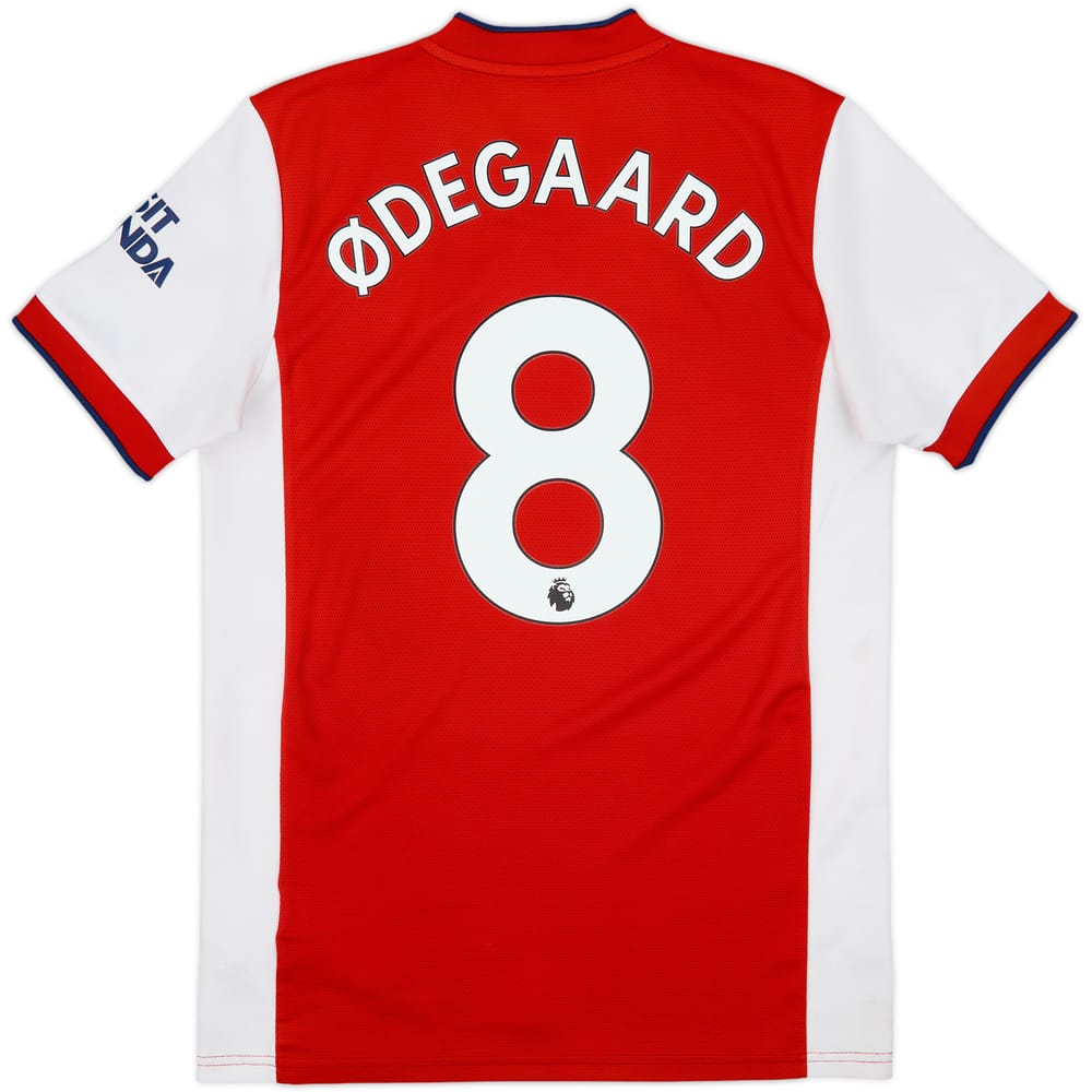 2021-22 Arsenal Home Shirt Odegaard #8 - 8/10 - (M)