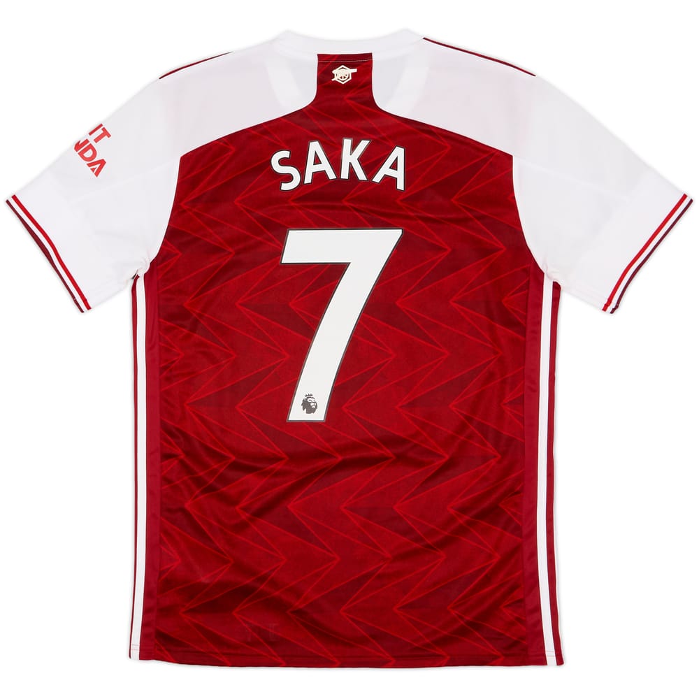 2020-21 Arsenal Home Shirt Saka #7 - 10/10 - (M)