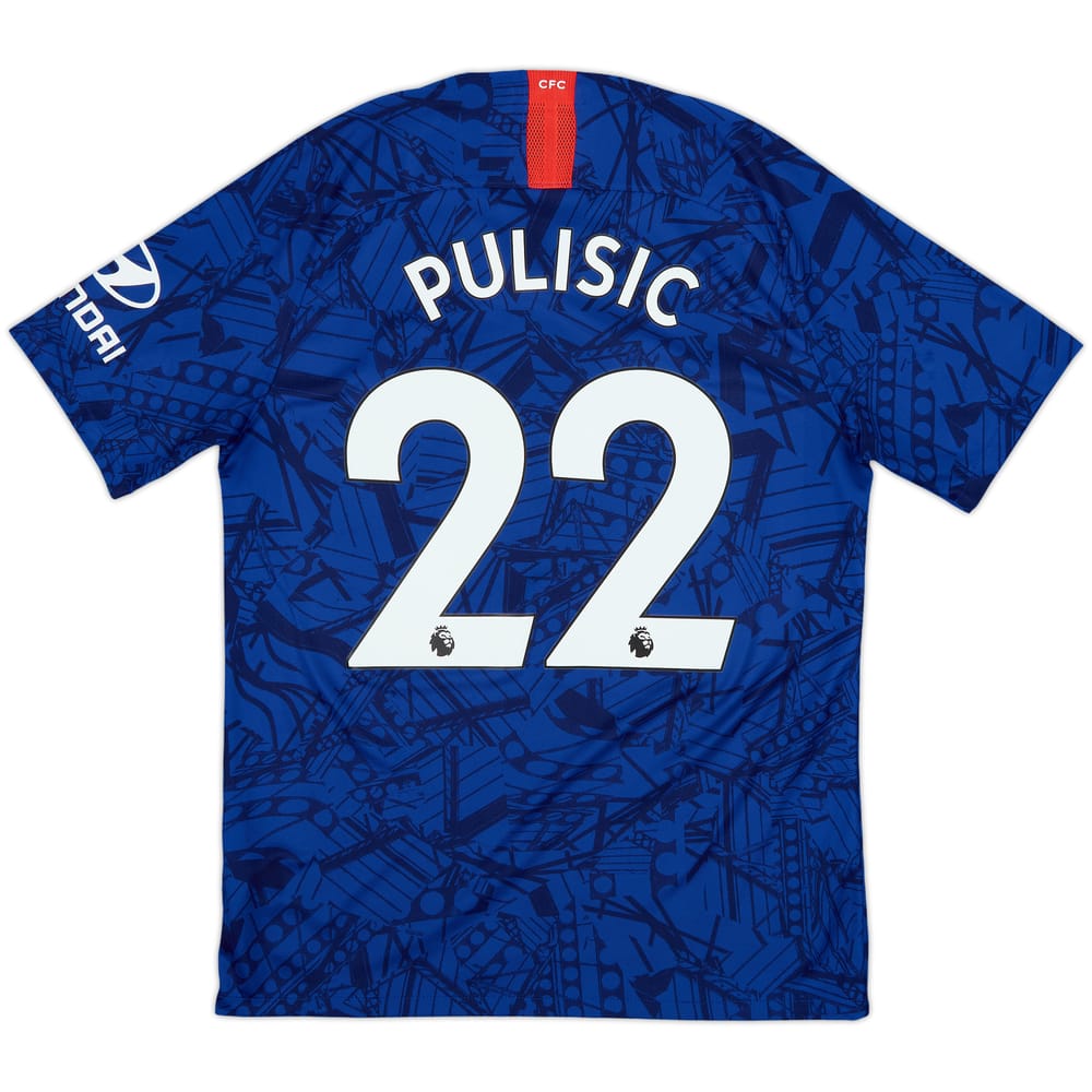2019-20 Chelsea Home Shirt Pulisic #22 - 8/10 - (M)