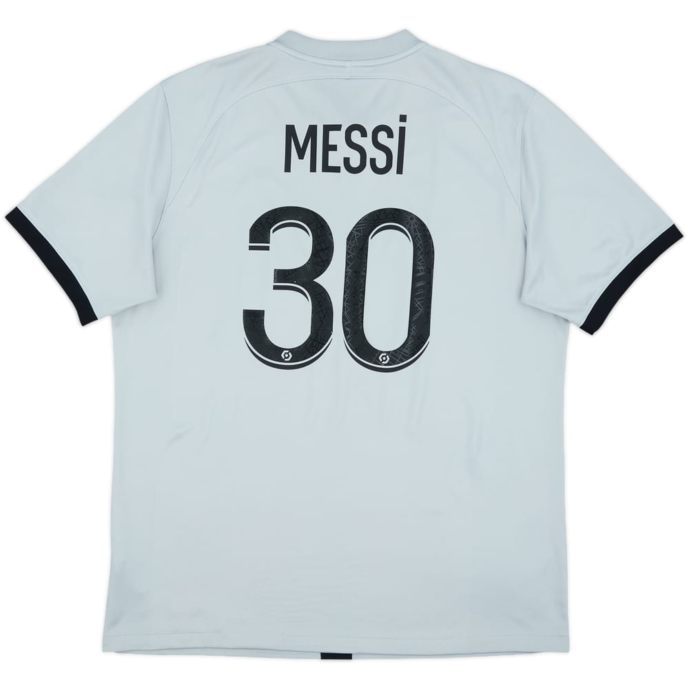 2022-23 Paris Saint-Germain Away Shirt Messi #30 - 9/10 - (L)