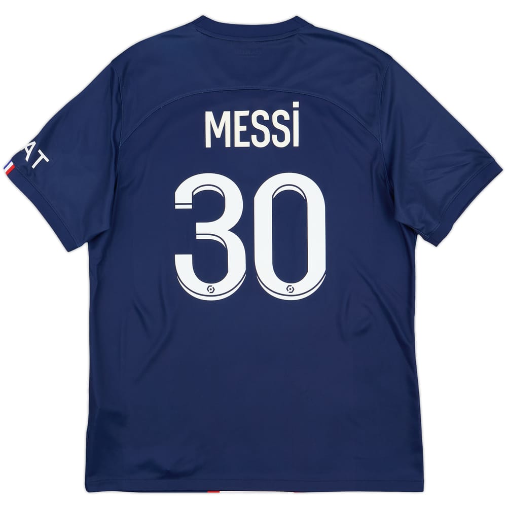 2022-23 Paris Saint-Germain Home Shirt Messi #30 - 10/10 - (L)