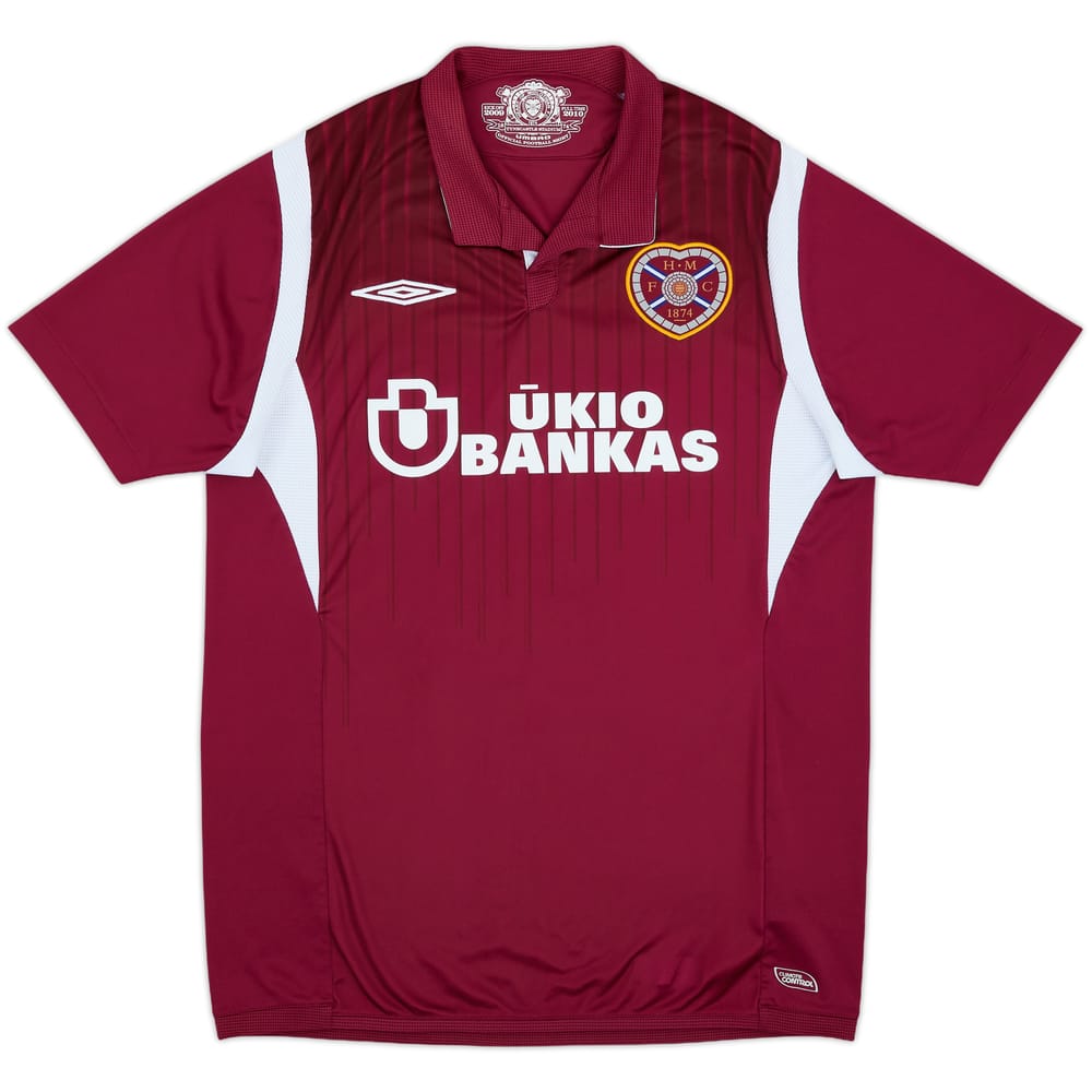 2009-10 Hearts Home Shirt - 8/10 - (S)