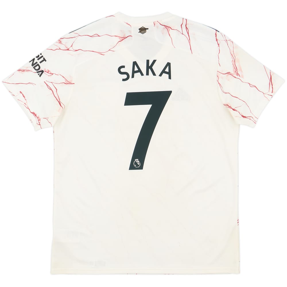 2020-21 Arsenal Away Shirt Saka #7 - 7/10 - (L)