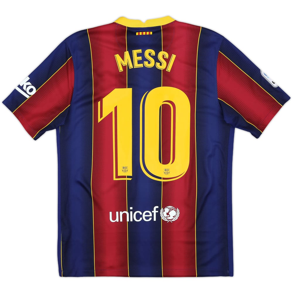 2020-21 Barcelona Home Shirt Messi #10 - 10/10 - (M)