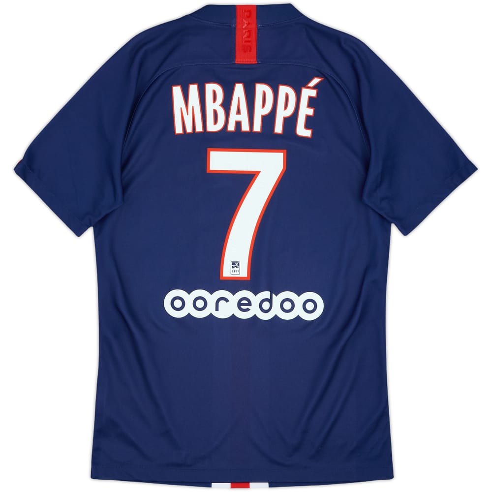2019-20 Paris Saint-Germain Home Shirt Mbappe #7 - 10/10 - (S)