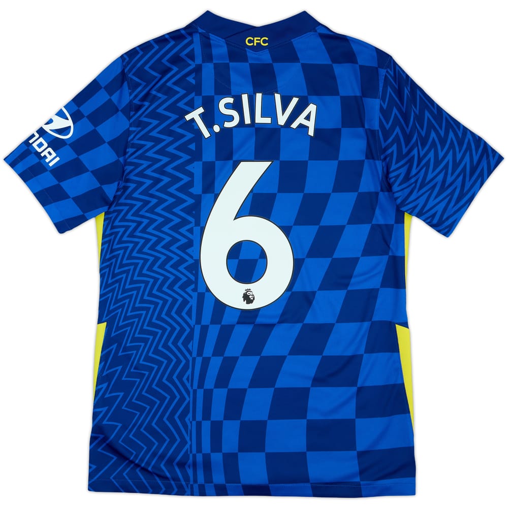 2021-22 Chelsea Home Shirt T.Silva #6 - 9/10 - (M)