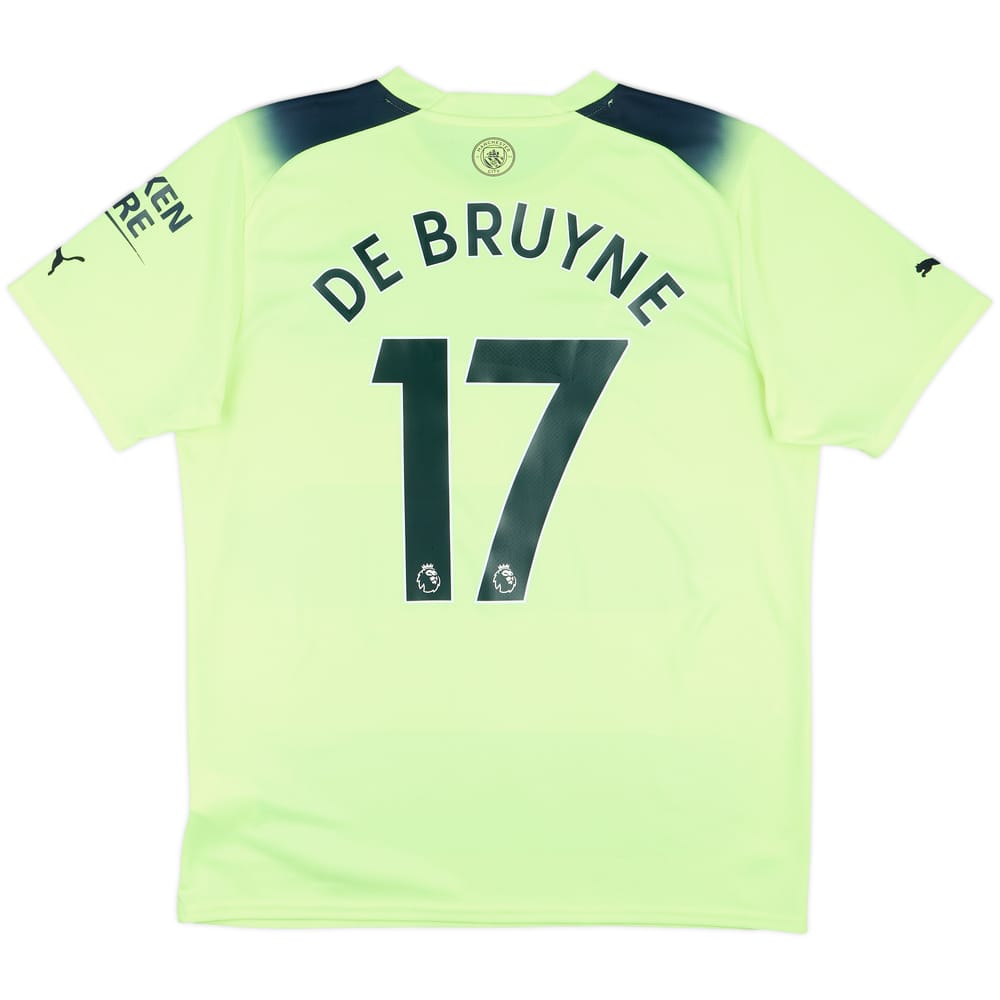 2022-23 Manchester City Third Shirt De Bruyne #17 - 9/10 - (L)
