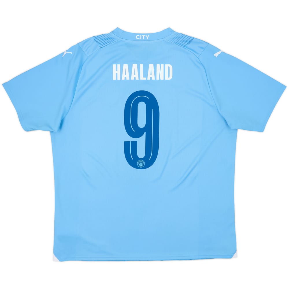 2023-24 Manchester City Home Shirt Haaland #9 - 10/10 - (XL)