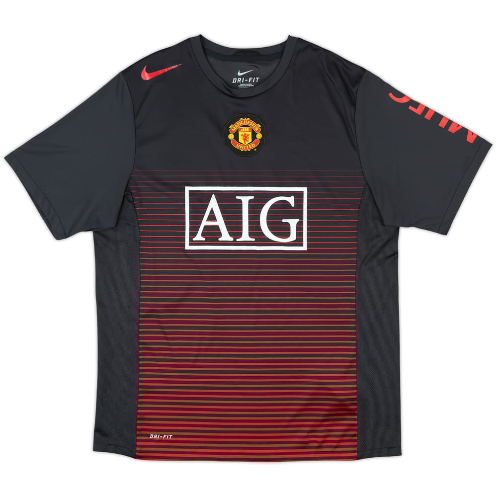 2010-11 Manchester United Nike Training Shirt - 7/10 - (L)