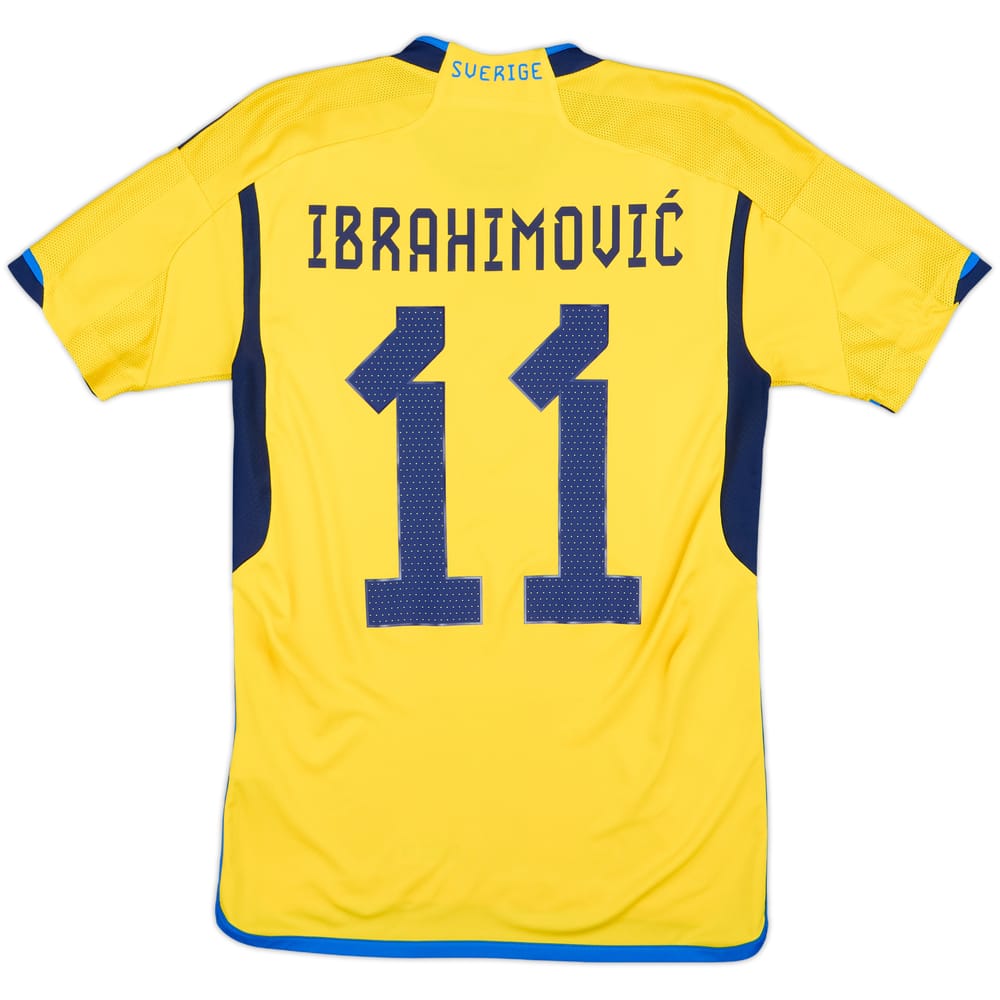 2022-23 Sweden Home Shirt Ibrahimovic #11 - 9/10 - (XS)
