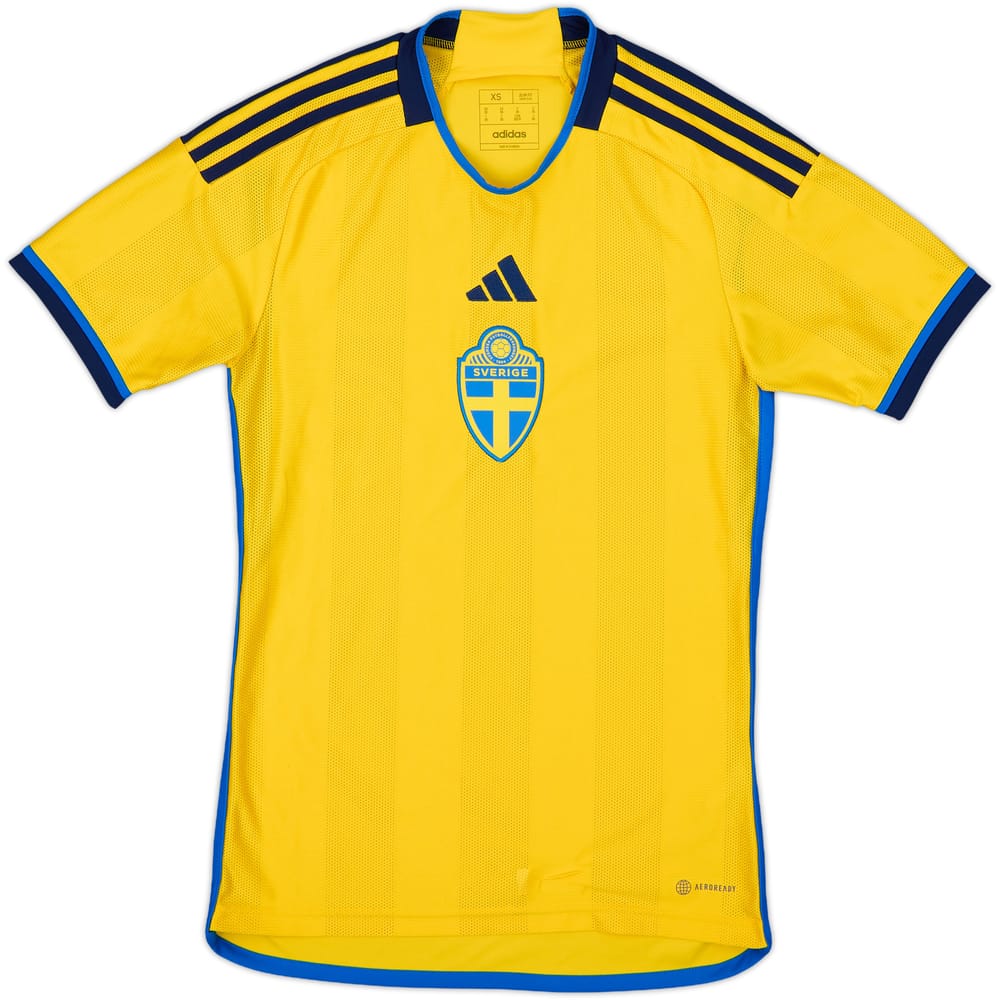 2022-23 Sweden Home Shirt - 10/10 - (XS)