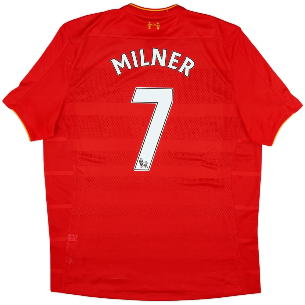 2016-17 Liverpool Home Shirt Milner #7 - 7/10 - (XL)