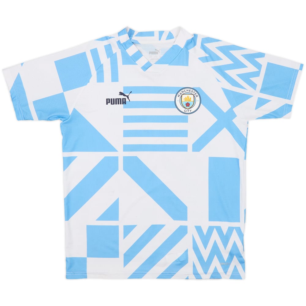 2022-23 Manchester City Puma Training Shirt - 6/10 - (L.Boys)