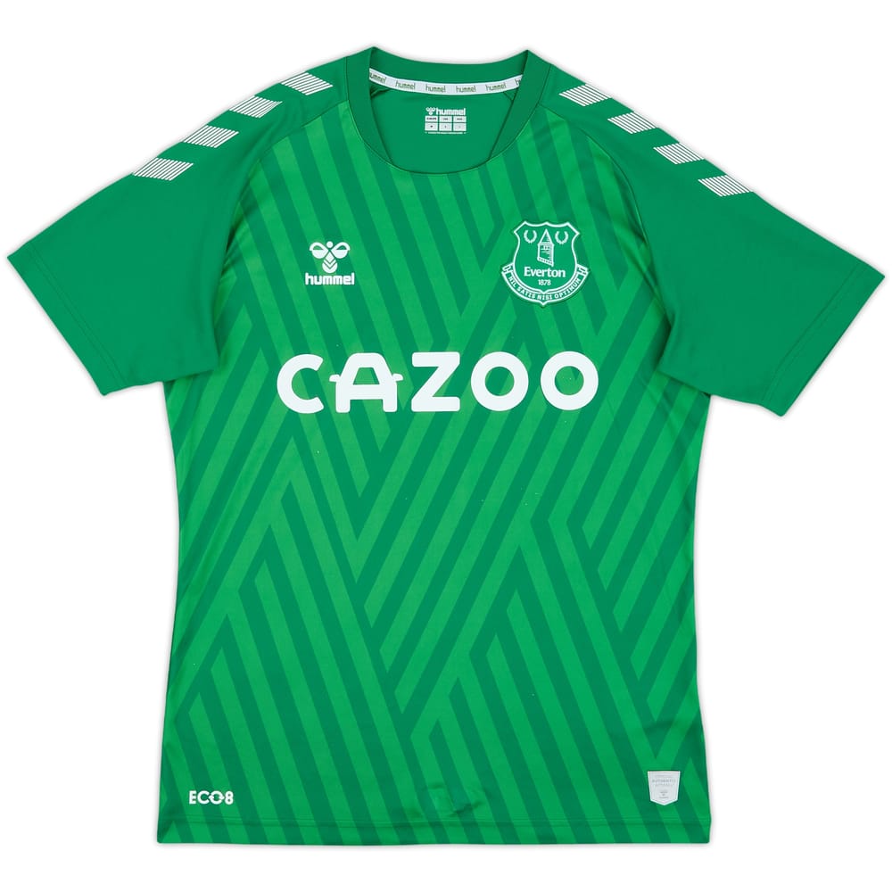 2021-22 Everton GK S/S Shirt - 8/10 - (M)