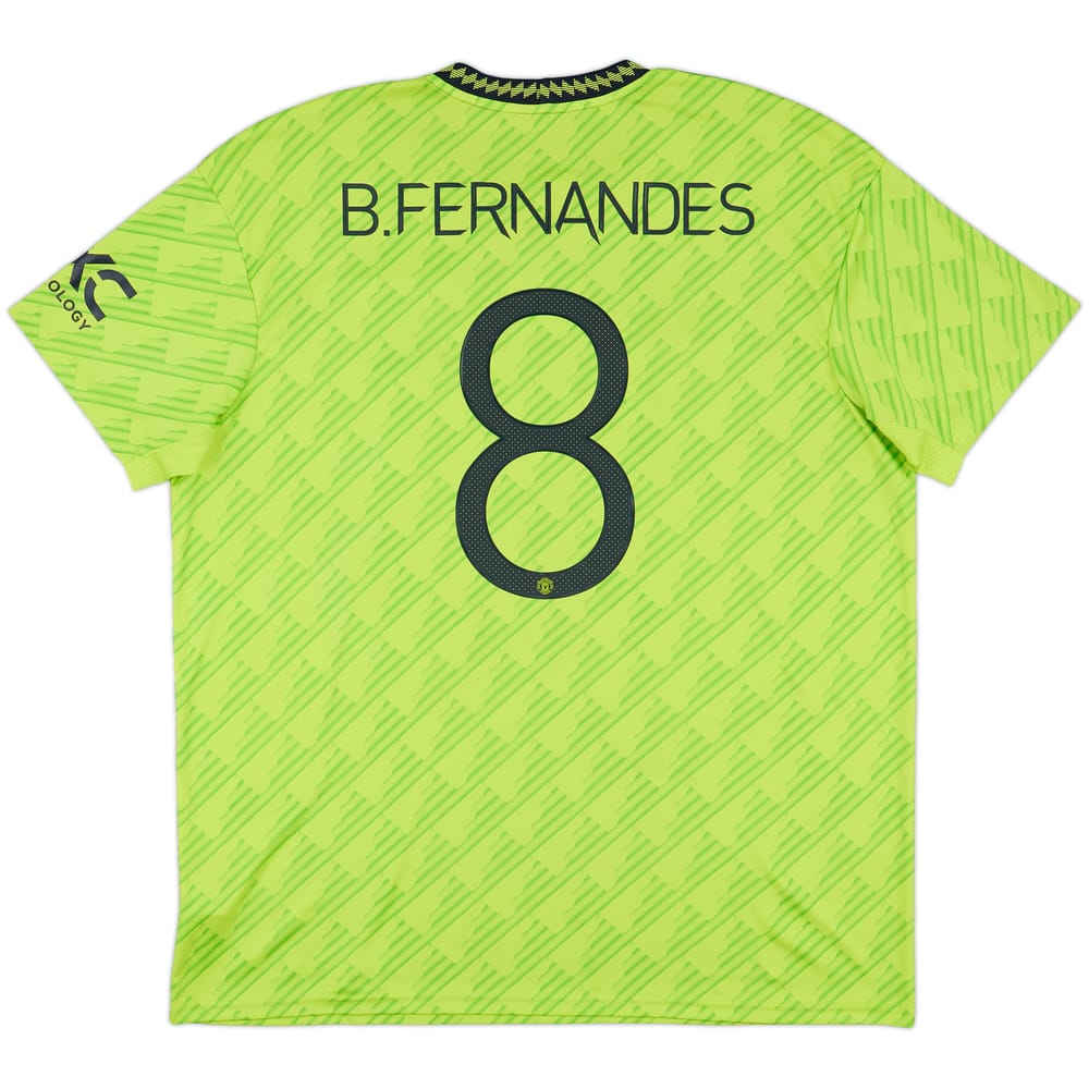 2022-23 Manchester United Third Shirt B.Fernandes #8 - 8/10 - (XXL)