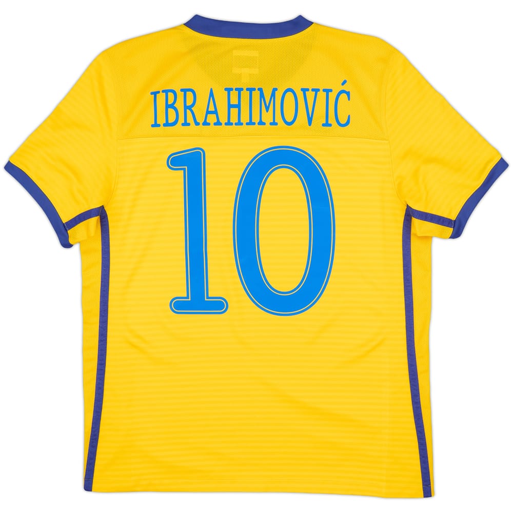 2010-11 Sweden Home Shirt Ibrahimovic #10 - 10/10 - (M)