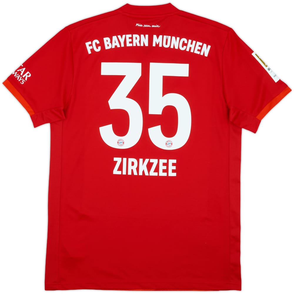 2019-20 Bayern Munich Home Shirt Zirkzee #35 - 9/10 - (M)
