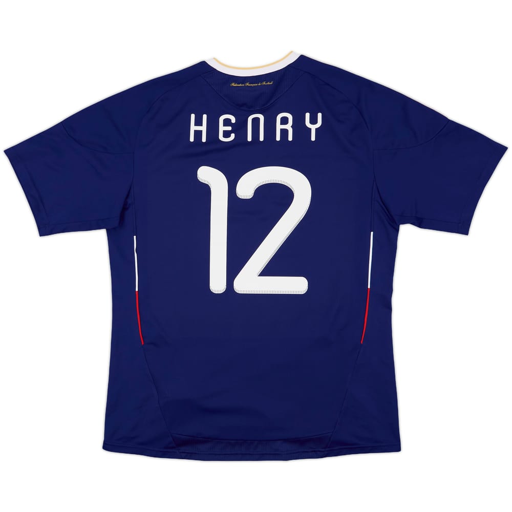 2009-10 France Home Shirt Henry #12 - 9/10 - (L)