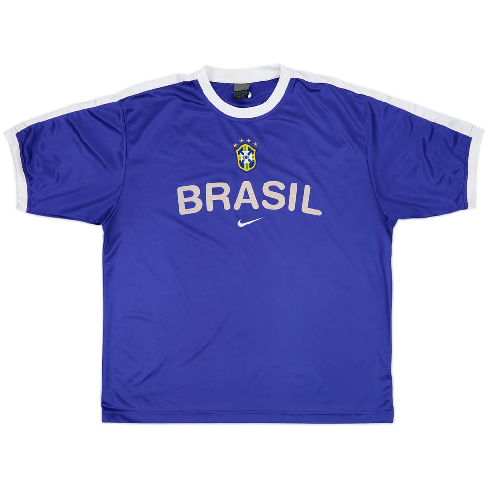 2002-04 Brazil NIke Training Shirt - 8/10 - (L)