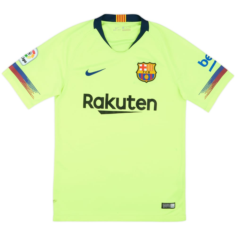 2018-19 Barcelona Away Shirt - 3/10 - (S)
