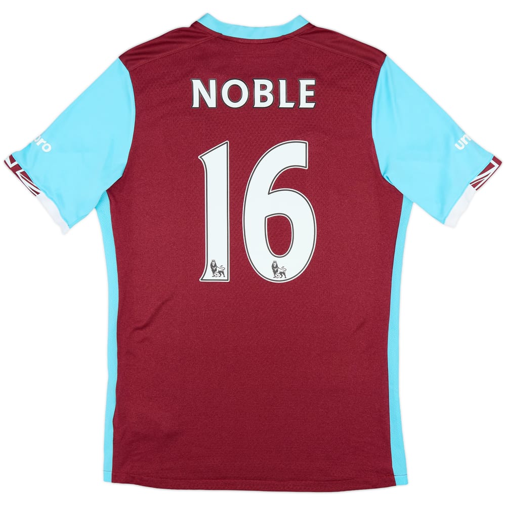 2016-17 West Ham Home Shirt Noble #16 - 8/10 - (M)