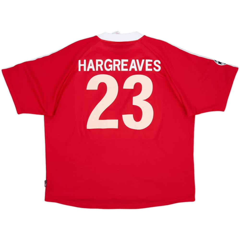 2001-02 Bayern Munich CL Shirt Hargreaves #23 - 8/10 - (XXL)