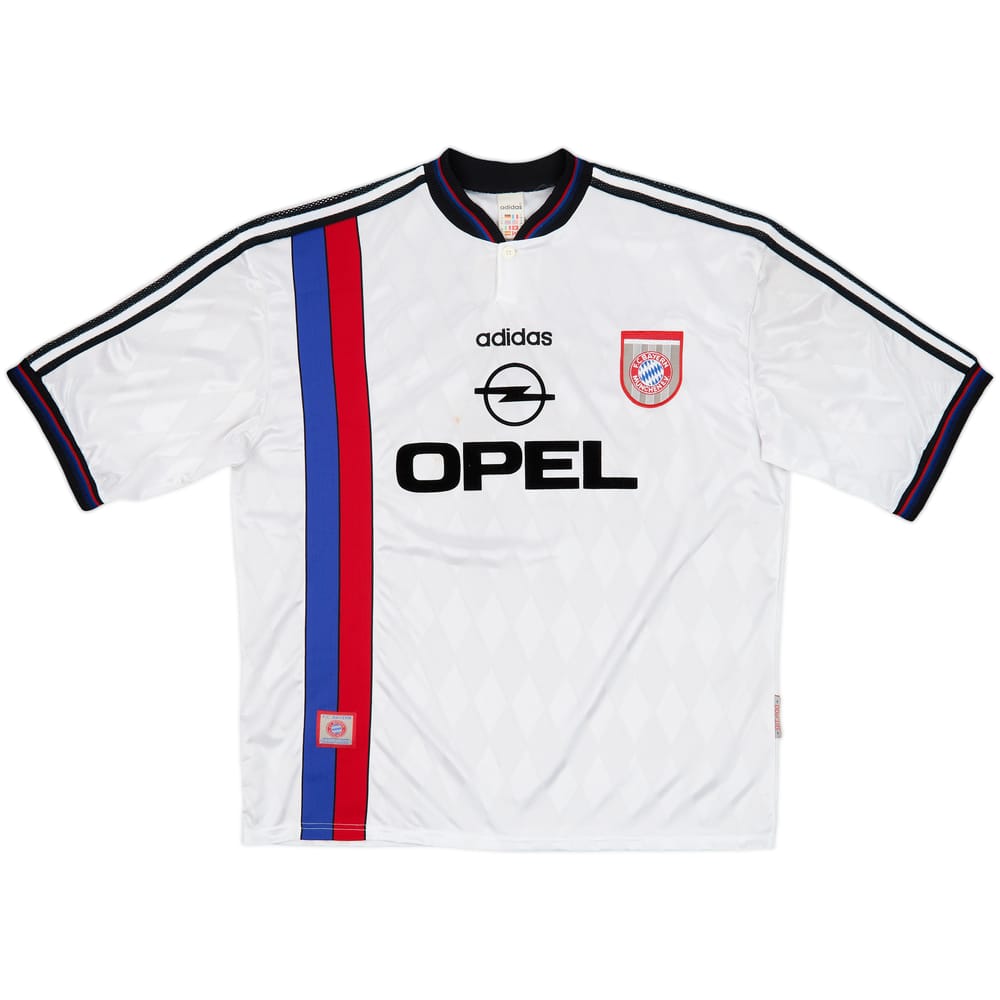 1996-98 Bayern Munich Squad Signed Away Shirt - 7/10 - (XXL)