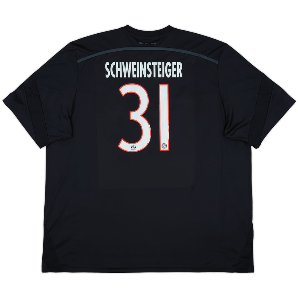 2014-15 Bayern Munich Third Shirt Schweinsteiger #31 - 6/10 - (3XL)