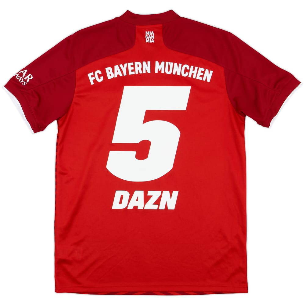 2021-22 Bayern Munich Home Shirt Dazn #5 - 10/10 - (M)