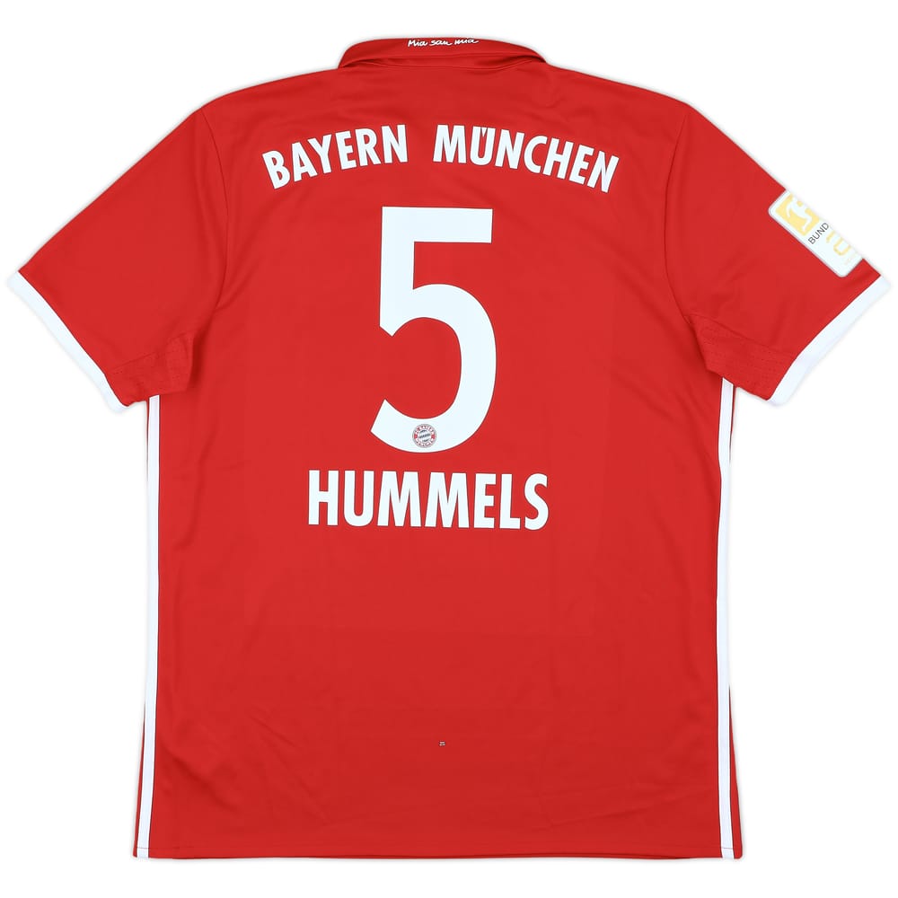 2016-17 Bayern Munich Home Shirt Hummels #5 - 8/10 - (L)