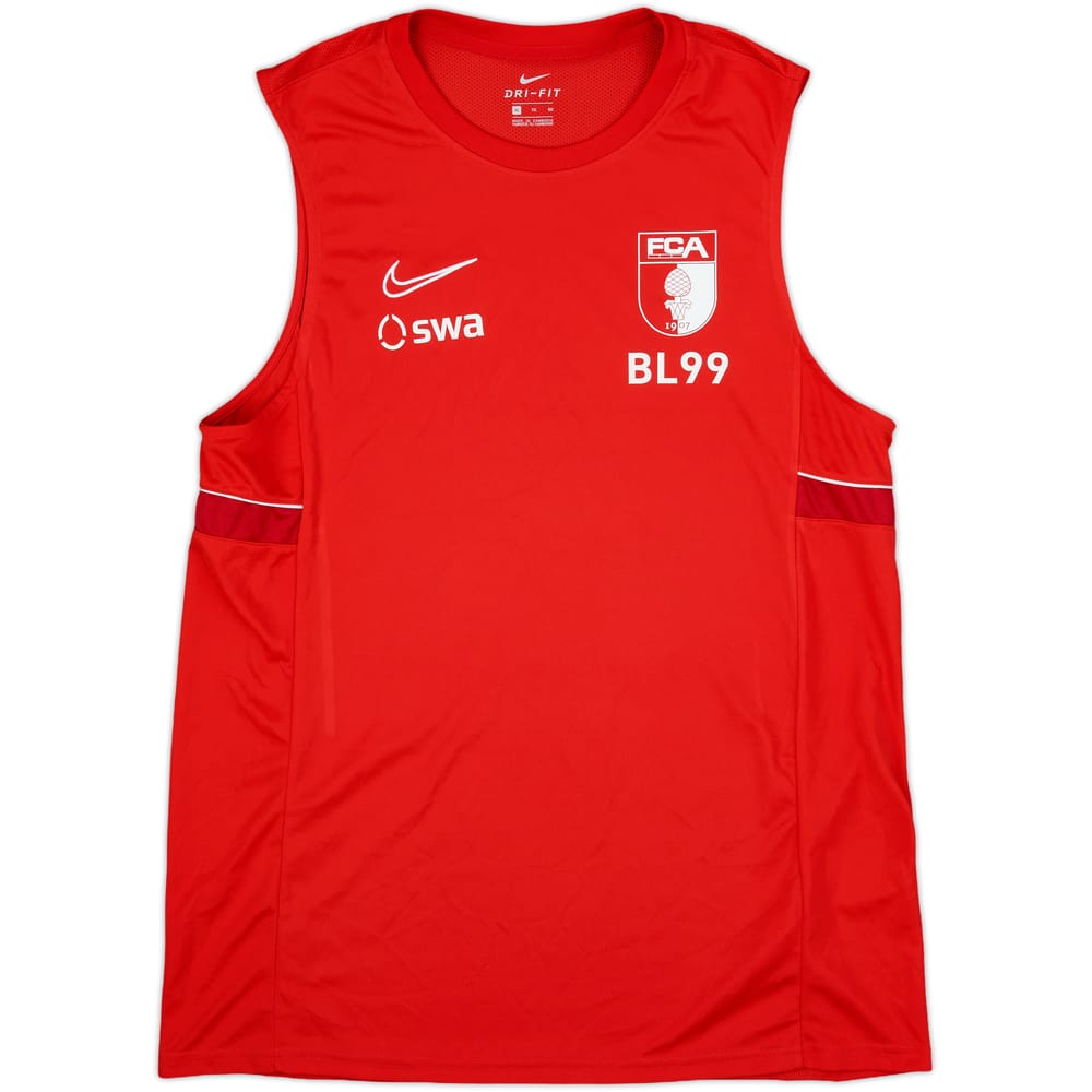 2021-22 Augsburg Staff Issue Nike Training Vest BL99 - 8/10 - (XL)
