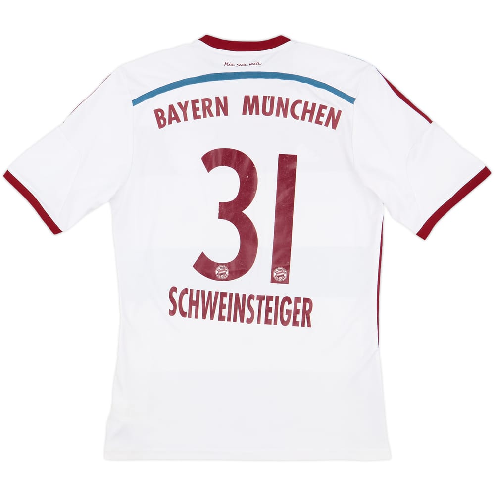2014-15 Bayern Munich Away Shirt Schweinsteiger #31 - 7/10 - (M)