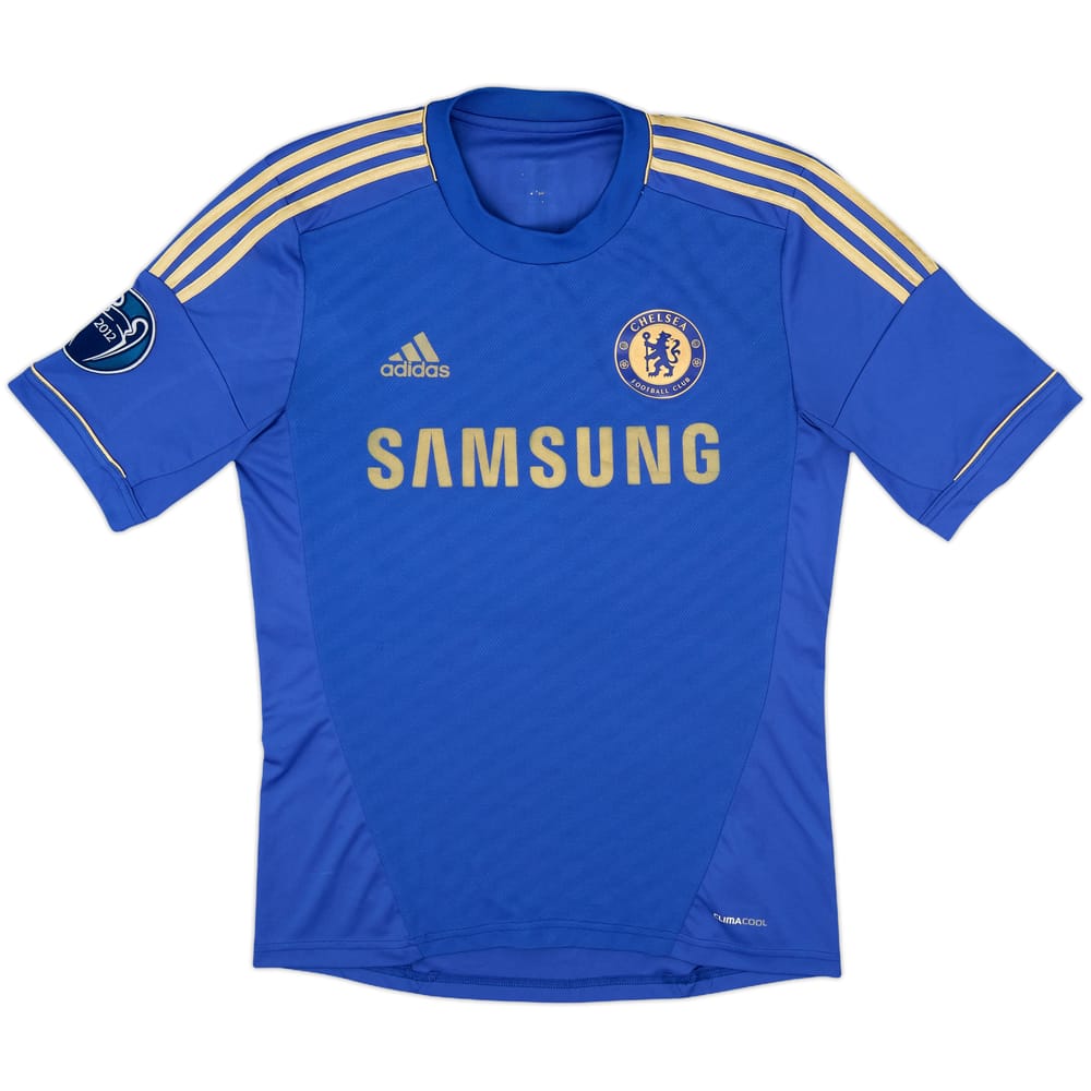 2012-13 Chelsea Home Shirt Champions of Europe #12 - 4/10 - (S)