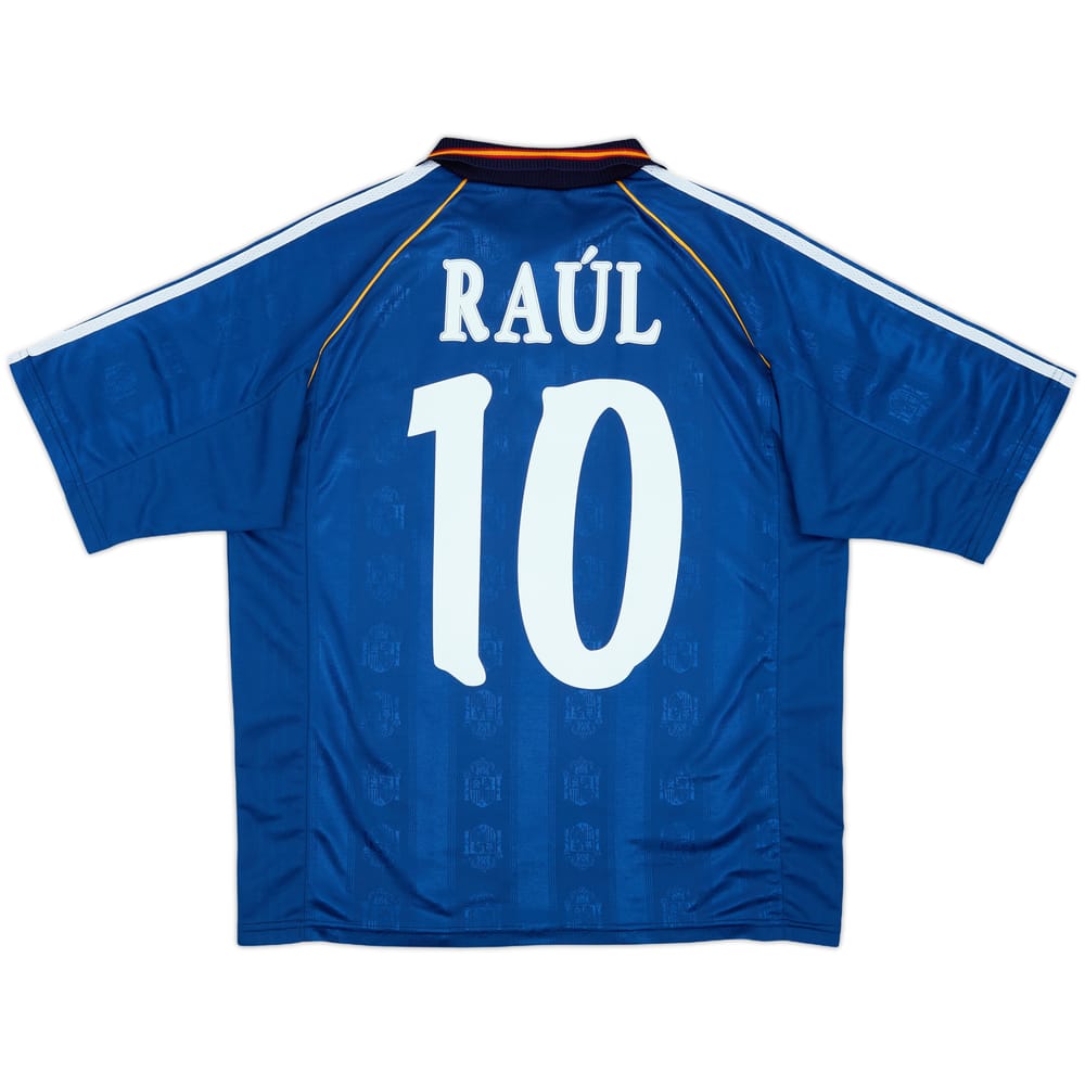 1999-00 Spain Away Shirt Raul #10 - 8/10 - (M)