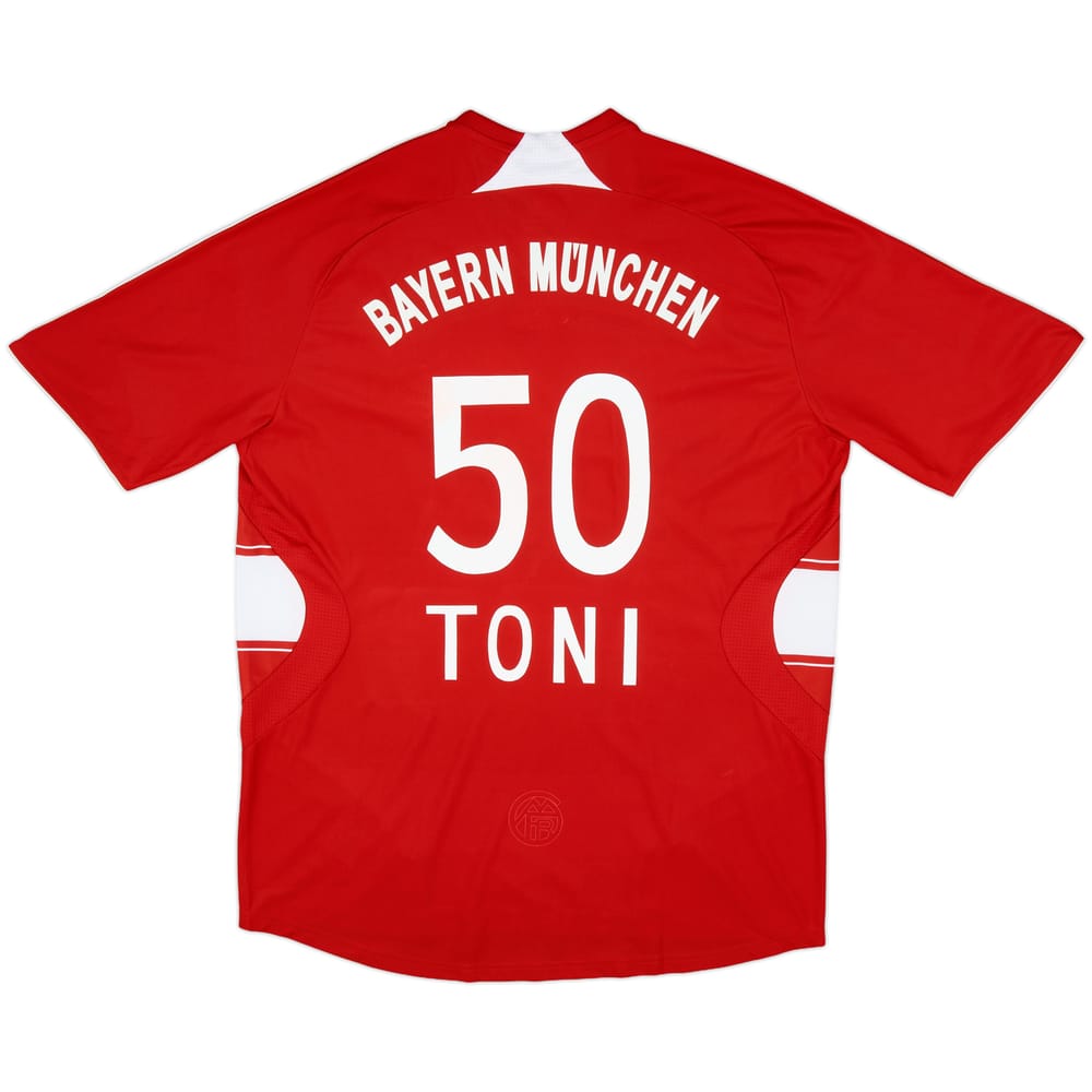 2007-08 Bayern Munich Home Shirt Toni #50 - 8/10 - (L)