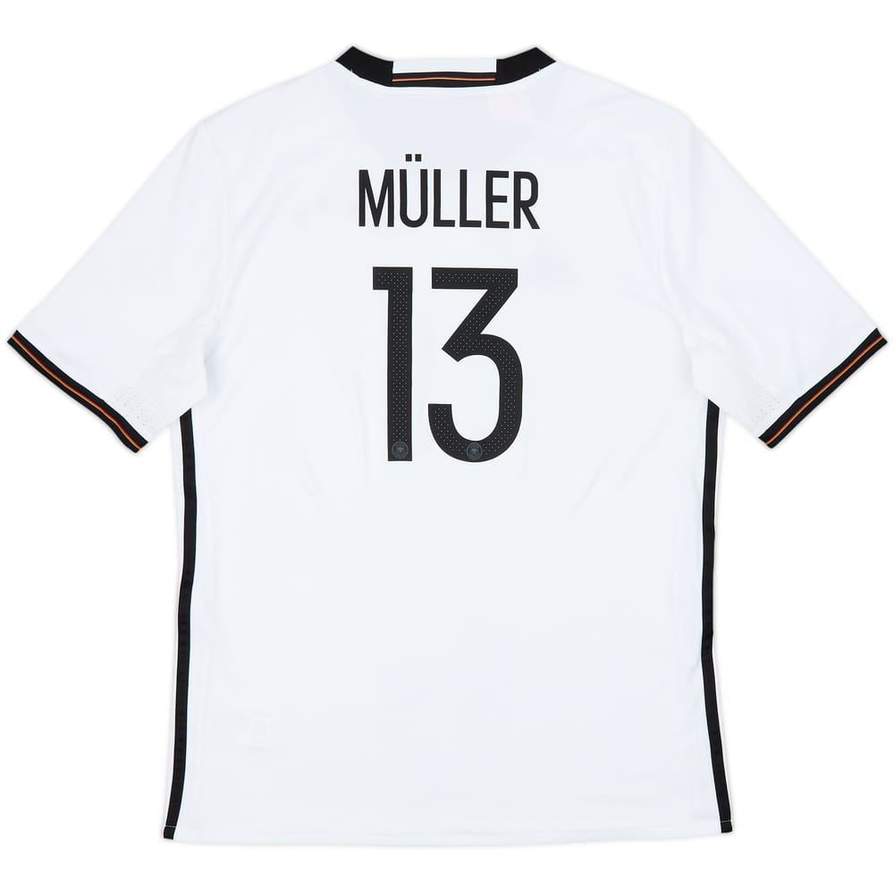 2015-16 Germany Home Shirt Muller #13 - 9/10 - (XL.Boys)