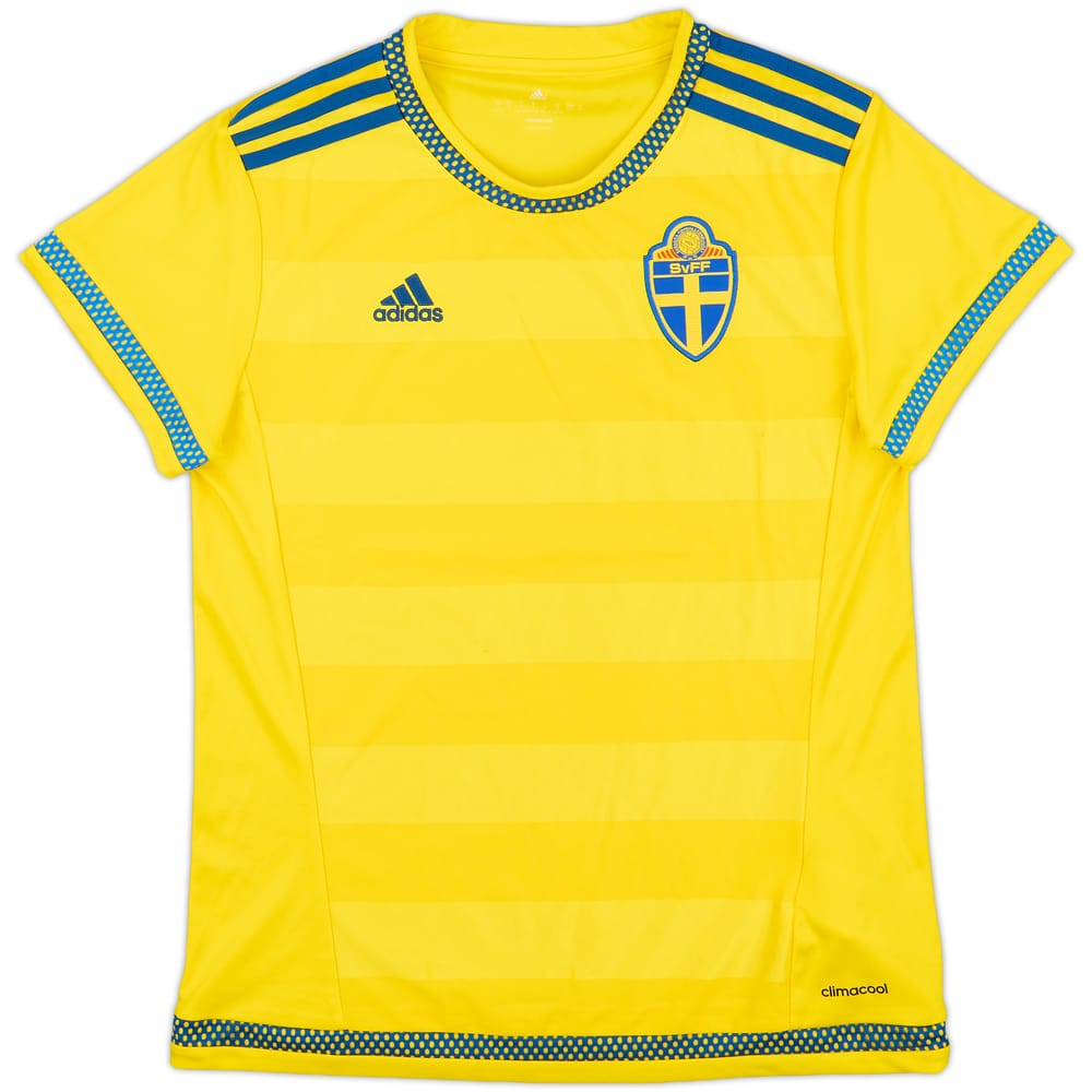 2015-17 Sweden Womens Home Shirt - 8/10 - (Women's S)