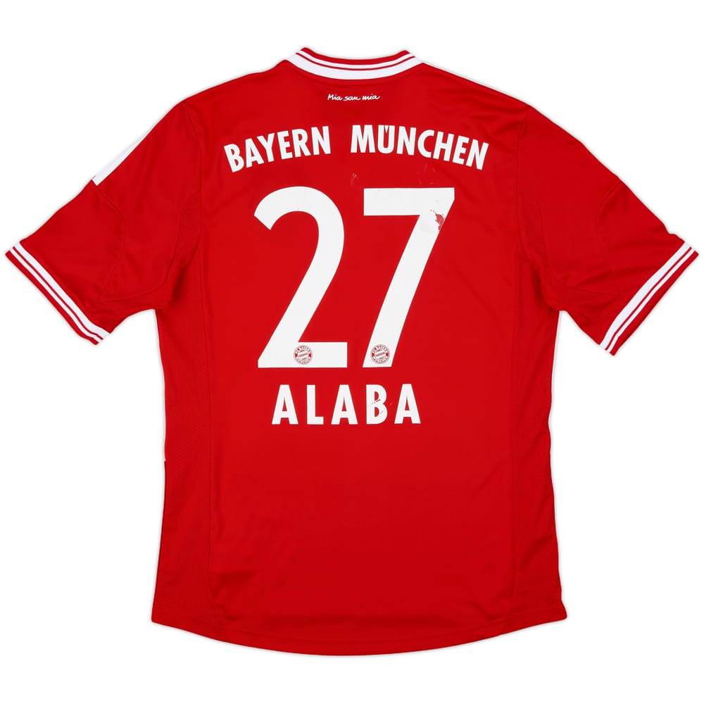 2013-14 Bayern Munich Home Shirt Alaba #27 - 5/10 - (M)