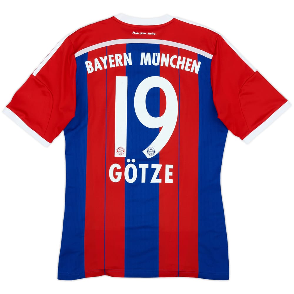 2014-15 Bayern Munich Home Shirt Gotze #19 - 7/10 - (M)